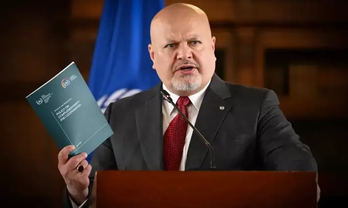 مدعي عام المحكمة الجنائية الدولية كريم خان