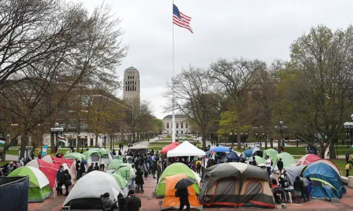 مخيم طلابي مؤيدة لفلسطين