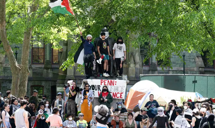 مظاهرة طلابية داعمة لفلسطين