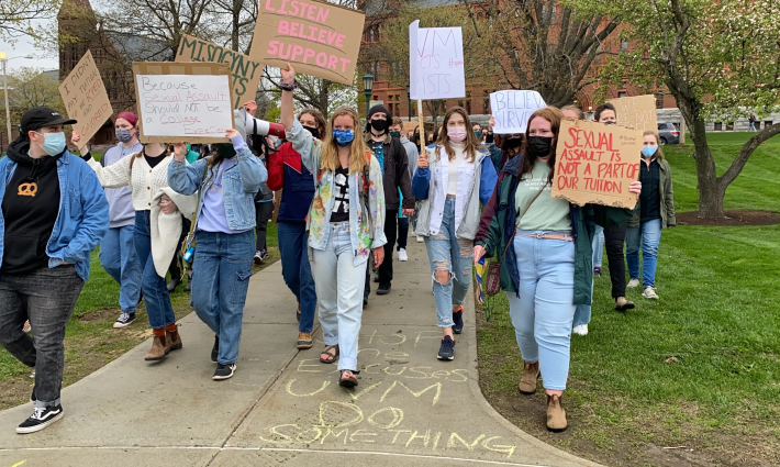 مظاهرة طلابية داعمة لفلسطين