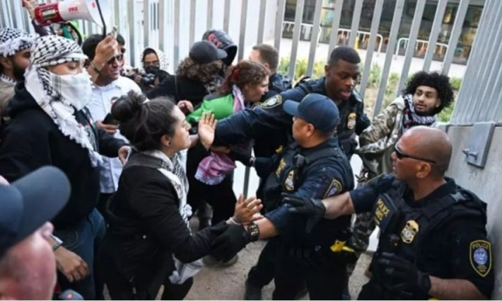 اعتقالات في جامعة مينيسوتا خلال احتجاجات تضامنية