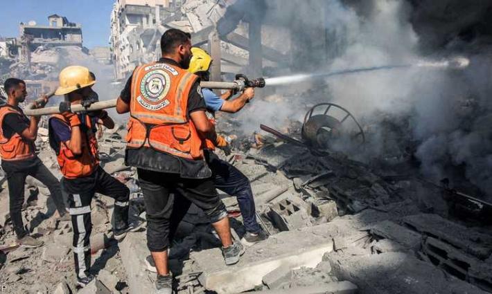 المرصد الأورومتوسطي: تعطيل عمل الدفاع المدني قرار رسمي بإعدام آلاف الفلسطينيين شمالي غزة