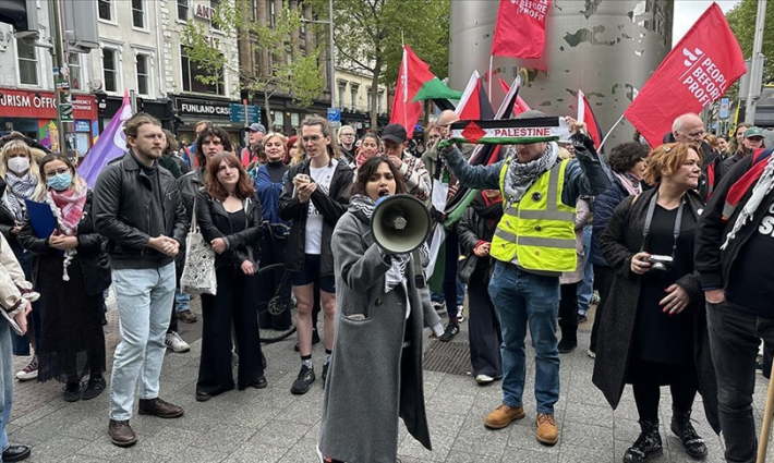 مظاهرة طلابية داعمة لفلسطين