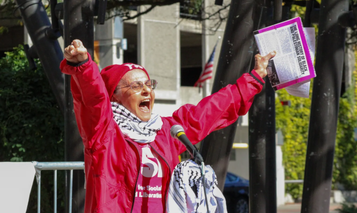 وقفة تضامنية في نيويورك لدعم الحق الفلسطيني