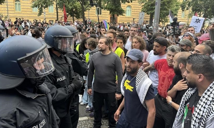 مظاهرة داعمة لفلسطين