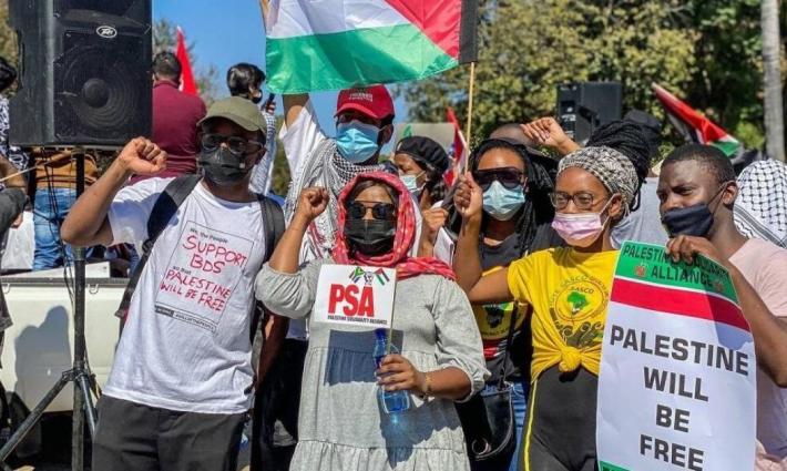 مظاهرة طلابية داعمة لفلسطين