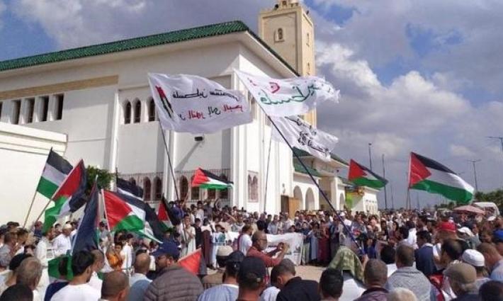 مظاهرة مؤيدة لفلسطين