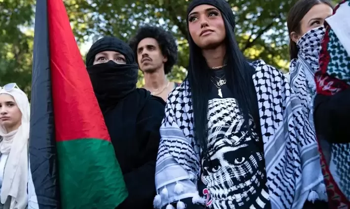 وقفة طلابية داعمة لفلسطين