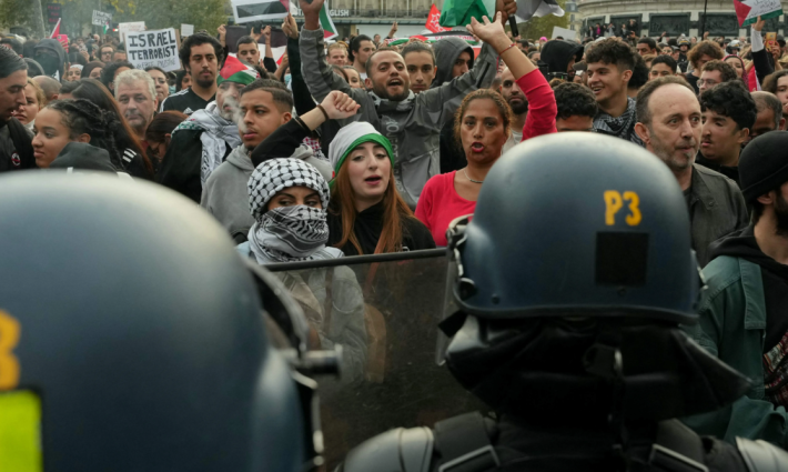 مظاهرة داعمة لفلسطين