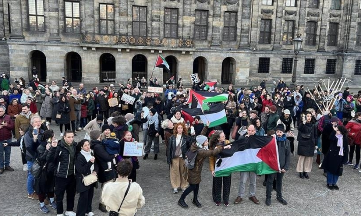 احتجاج تضامني في هولندا