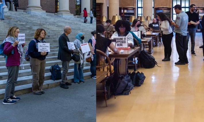 هيئة تدريس هارفارد تتضامن مع الطلاب المحظورين من المكتبة