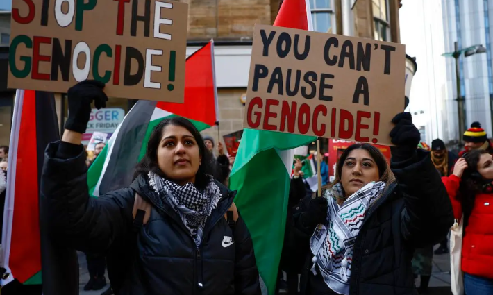 وقفة طلابية داعمة لفلسطين