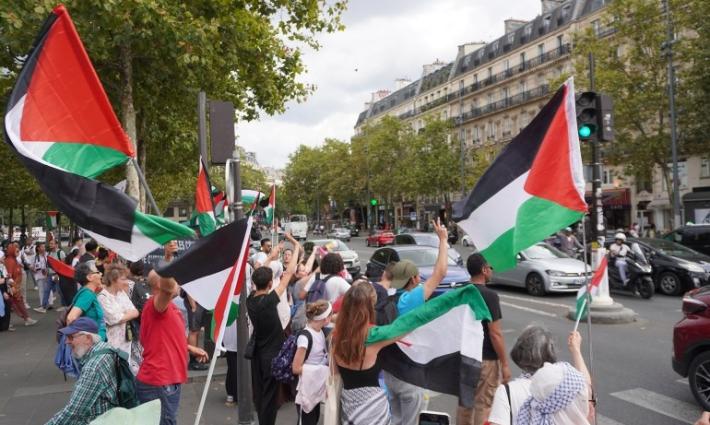 مظاهرة داعمة لفلسطين