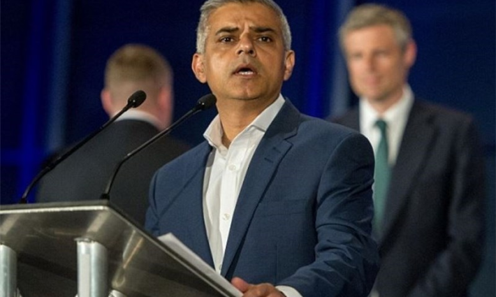 عمدة لندن صادق خان