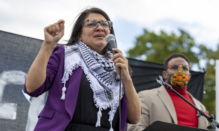 عضو الكونغرس رشيدة طليب الداعمة لفلسطين