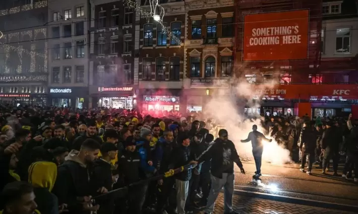 احتجاجات في أمستردام