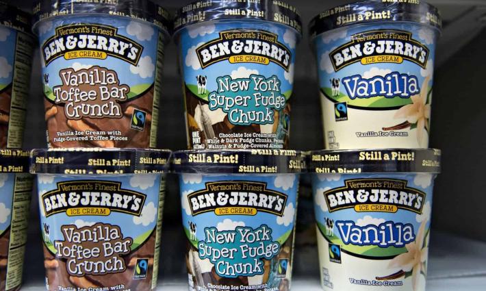 منتجات "بن آند جيري"