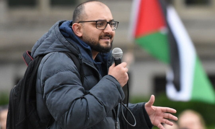 المتحدث الداعم لفلسطين طاهر حرز الله