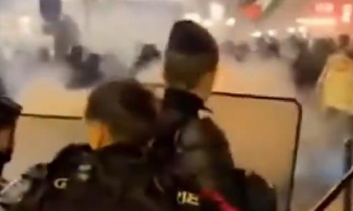 الشرطة تهاجم داعمي فلسطين في هولندا