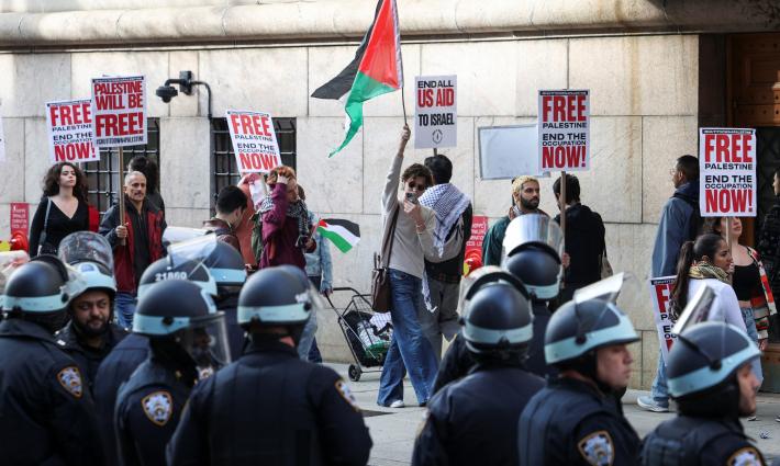 وقفة طلابية داعمة لفلسطين