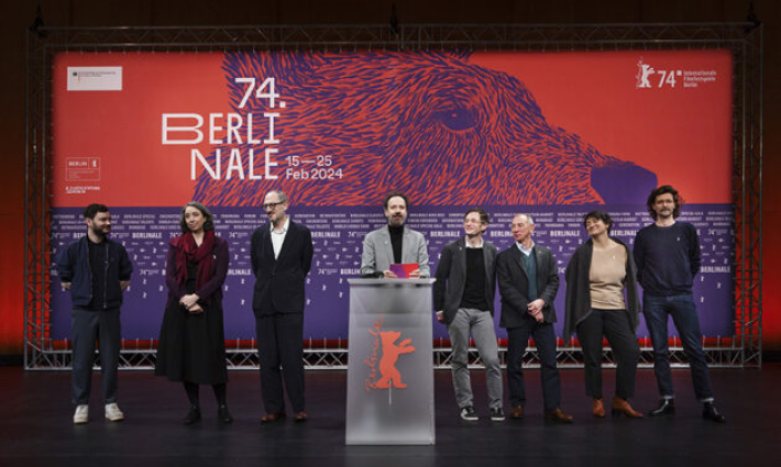 فنانون في مهرجان سينمائي في برلين