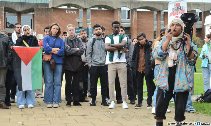 وقفة داعمة لفلسطين