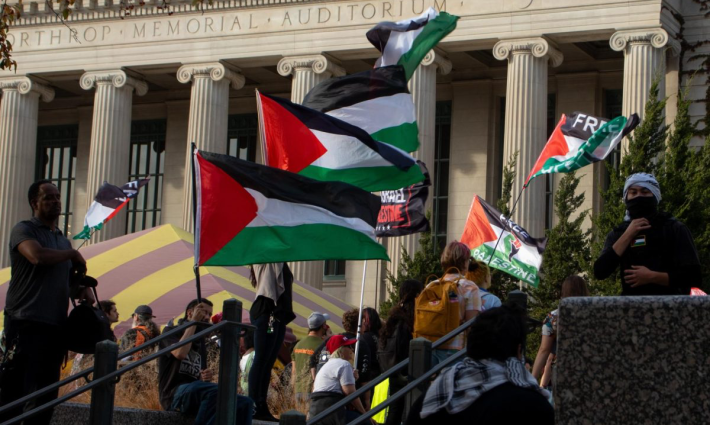 وقفة طلابية داعمة لفلسطين