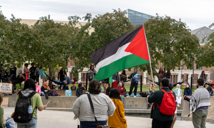 وقفة تضامنية لدعم فلسطين