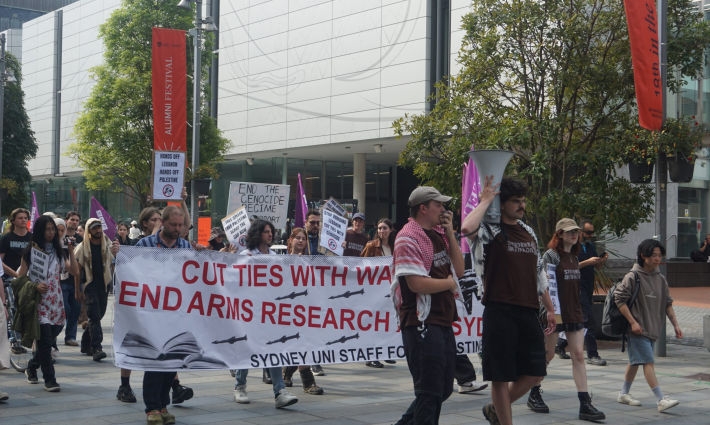 مظاهرة تدعو لقطع العلاقات الأسترالية مع الاحتلال