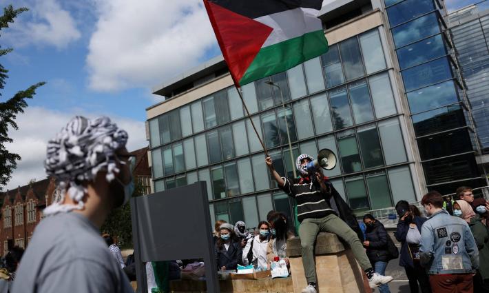 تحرك طلابي داعم لفلسطين
