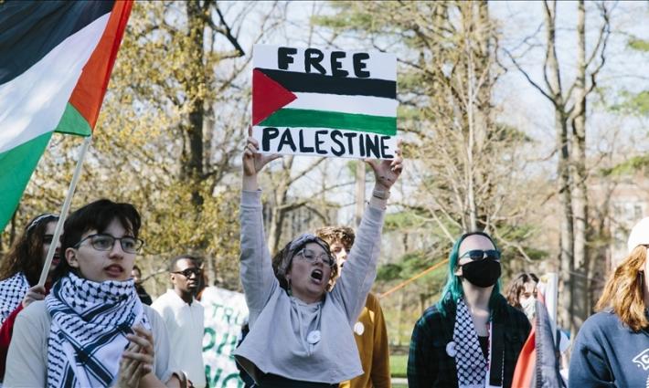 مظاهرة لأجل فلسطين