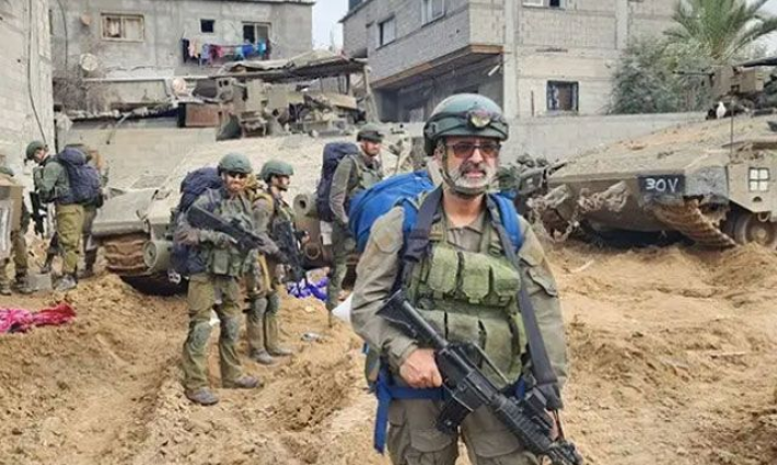 حاخام إسرائيلي يدعى أبراهام زربيف حارب في غزة