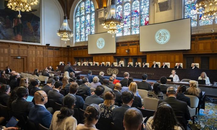 جلسة في محكمة العدل الدولية