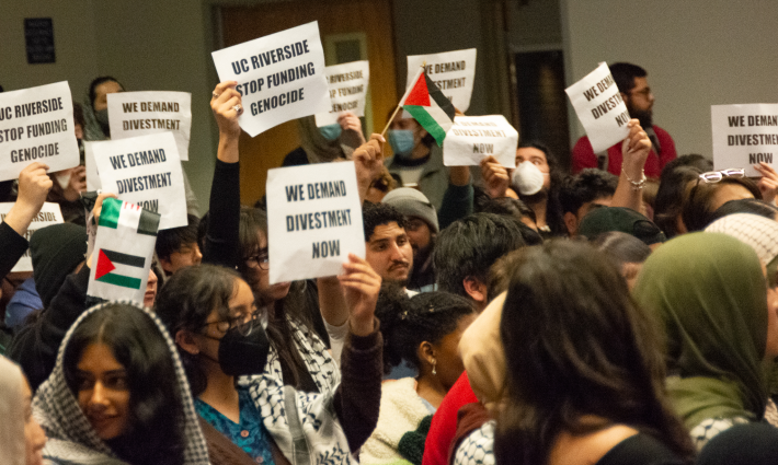 احتجاج طلابي داعم لفلسطين