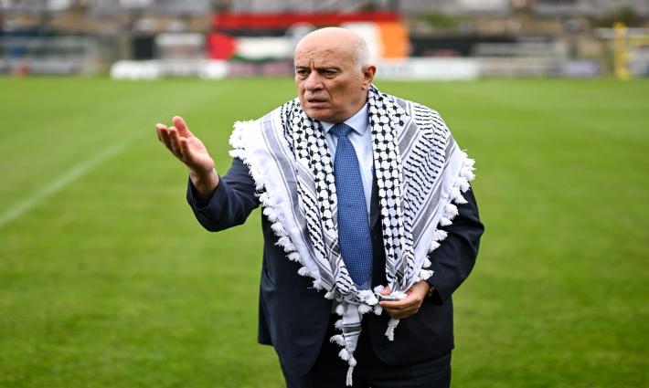 رئيس الاتحاد الفلسطيني لكرة القدم جبريل الرجوب