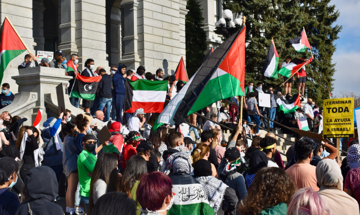 وقفة طلابية داعمة لفلسطين