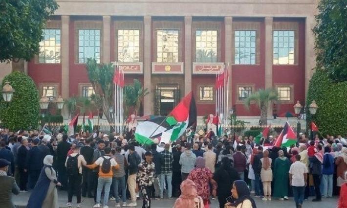 وقفة احتجاجية في المغرب