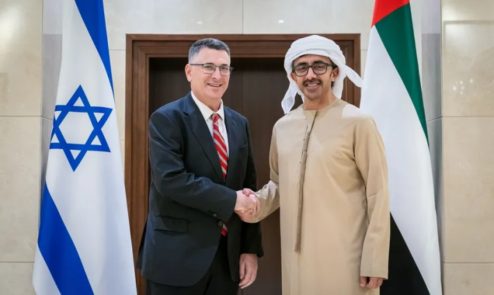 وزير خارجية الإمارات يستقبل نظيره الإسرائيلي_