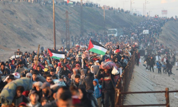 العائدون الغزيون إلى شمال القطاع