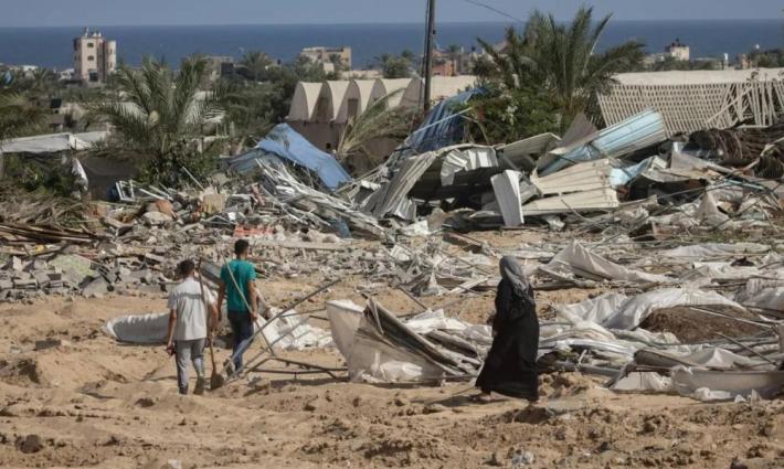 الدمار والاحتراق في غزة