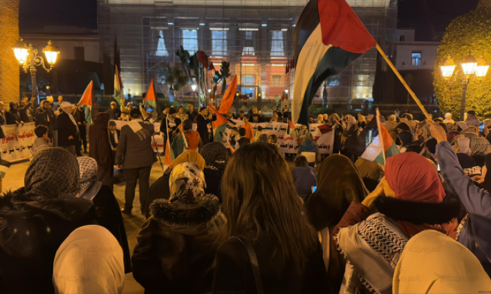 احتفال بوقف إطلاق النار في غزة