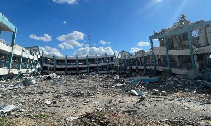 تدمير مدرسة في غزة