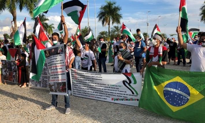 مظاهرة برازيلية داعمة لفلسطين