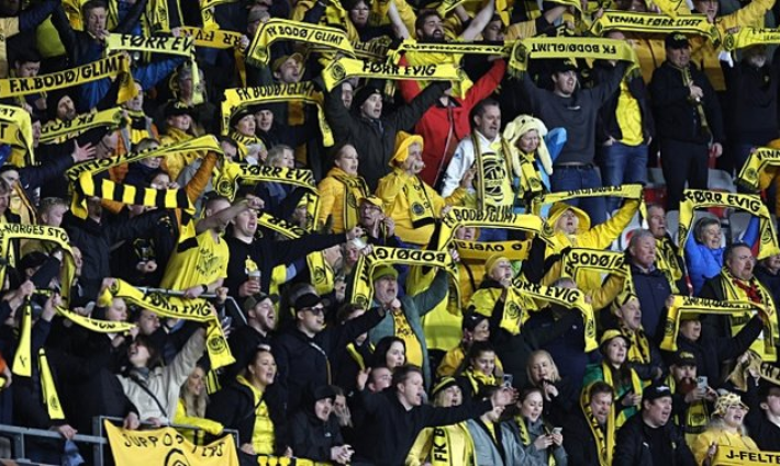 مشجعو الفريق النرويجي بودو غليمت