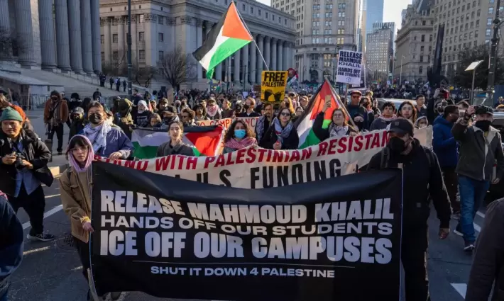 دعوى قضائية ضد ترامب بسبب ترحيل مؤيدي فلسطين