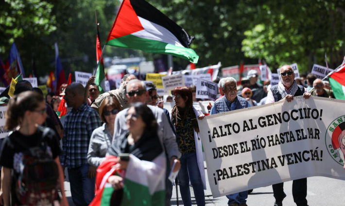 مسيرات بعدة مدن إسبانية رفضًا للإبادة في غزة