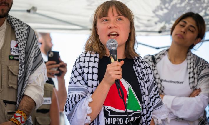 غريتا تعرضت للتعذيب وأجبرت على تقبيل علم الاحتلال بعد اختطافها