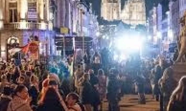 احتجاجات تحاصر "زارا" و"ماكدونالدز" و "H&M" في بروكسل...اعتقال 140 متظاهرًا في لندن احتجّوا  على حظر "حركة فلسطين"