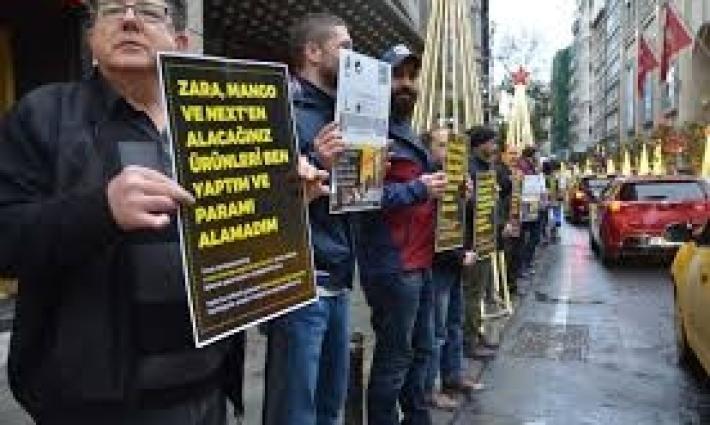 احتجاجات ضد "زارا" في أسكتلندا و"بارغينز" في  أيرلندا و "برغر كينج" بتركيا...احتجاج أمام حفل لصفقة وزارة الدفاع البريطانية مع “بالانتير” في لندن